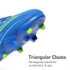 image:imageDREAM PAIRS Boys Girls Football Cleats Youth Firm Groud Outdoor Trainning Athletic Sport High Top Soccer Shoes for LittleBig KidNavyNeon Green