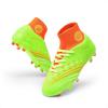 image:imageDREAM PAIRS Boys Girls Football Cleats Youth Firm Groud Outdoor Trainning Athletic Sport High Top Soccer Shoes for LittleBig KidNeon Green