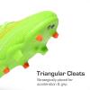 image:imageDREAM PAIRS Boys Girls Football Cleats Youth Firm Groud Outdoor Trainning Athletic Sport High Top Soccer Shoes for LittleBig KidNeon Green
