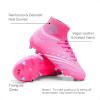 image:imageDREAM PAIRS Boys Girls Football Cleats Youth Firm Groud Outdoor Trainning Athletic Sport High Top Soccer Shoes for LittleBig KidPinkHot Pink
