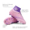 image:imageDREAM PAIRS Boys Girls Football Cleats Youth Firm Groud Outdoor Trainning Athletic Sport High Top Soccer Shoes for LittleBig KidPinkPurple
