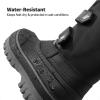 image:imageDREAM PAIRS Boys Girls Snow Boots WaterResistant Outdoor Sport Warm Cozy AntiSlip Cute Ankle Winter Shoes for ToddlerLittleBig KidBlack
