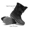 image:imageDREAM PAIRS Boys Girls Snow Boots WaterResistant Outdoor Sport Warm Cozy AntiSlip Cute Ankle Winter Shoes for ToddlerLittleBig KidBlack