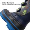 image:imageDREAM PAIRS Boys Girls Snow Boots WaterResistant Outdoor Sport Warm Cozy AntiSlip Cute Ankle Winter Shoes for ToddlerLittleBig KidBlackNeonGreen