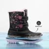 image:imageDREAM PAIRS Boys Girls Snow Boots WaterResistant Outdoor Sport Warm Cozy AntiSlip Cute Ankle Winter Shoes for ToddlerLittleBig KidBlackPink