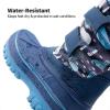 image:imageDREAM PAIRS Boys Girls Snow Boots WaterResistant Outdoor Sport Warm Cozy AntiSlip Cute Ankle Winter Shoes for ToddlerLittleBig KidBlueNavy