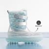 image:imageDREAM PAIRS Boys Girls Snow Boots WaterResistant Outdoor Sport Warm Cozy AntiSlip Cute Ankle Winter Shoes for ToddlerLittleBig KidLight BlueWhite