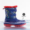 image:imageDREAM PAIRS Boys Girls Snow Boots WaterResistant Outdoor Sport Warm Cozy AntiSlip Cute Ankle Winter Shoes for ToddlerLittleBig KidNavyRed