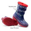 image:imageDREAM PAIRS Boys Girls Snow Boots WaterResistant Outdoor Sport Warm Cozy AntiSlip Cute Ankle Winter Shoes for ToddlerLittleBig KidNavyRed