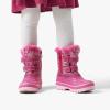 image:imageDREAM PAIRS Boys Girls Snow Boots WaterResistant Outdoor Sport Warm Cozy AntiSlip Cute Ankle Winter Shoes for ToddlerLittleBig KidPink