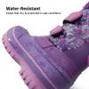 image:imageDREAM PAIRS Boys Girls Snow Boots WaterResistant Outdoor Sport Warm Cozy AntiSlip Cute Ankle Winter Shoes for ToddlerLittleBig KidPurple