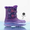 image:imageDREAM PAIRS Boys Girls Snow Boots WaterResistant Outdoor Sport Warm Cozy AntiSlip Cute Ankle Winter Shoes for ToddlerLittleBig KidPurple