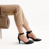 image:imageDREAM PAIRS Kitten Heel Low Heel for Women Closed Pointed Toe Pumps Wedding Party Sexy Dress Shoes LowpointedBlackPu
