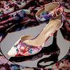 image:imageDREAM PAIRS Kitten Heel Low Heel for Women Closed Pointed Toe Pumps Wedding Party Sexy Dress Shoes LowpointedFloral