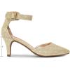 image:imageDREAM PAIRS Kitten Heel Low Heel for Women Closed Pointed Toe Pumps Wedding Party Sexy Dress Shoes LowpointedGoldGlitter