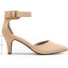 image:imageDREAM PAIRS Kitten Heel Low Heel for Women Closed Pointed Toe Pumps Wedding Party Sexy Dress Shoes LowpointedNudeNubuck