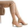 image:imageDREAM PAIRS Kitten Heel Low Heel for Women Closed Pointed Toe Pumps Wedding Party Sexy Dress Shoes LowpointedNudeSuede