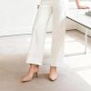 image:imageDREAM PAIRS Kitten Heel Low Heel for Women Closed Pointed Toe Pumps Wedding Party Sexy Dress Shoes LowpointedNudeSuede