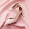 image:imageDREAM PAIRS Kitten Heel Low Heel for Women Closed Pointed Toe Pumps Wedding Party Sexy Dress Shoes LowpointedPinkSuede
