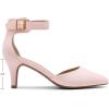image:imageDREAM PAIRS Kitten Heel Low Heel for Women Closed Pointed Toe Pumps Wedding Party Sexy Dress Shoes LowpointedPinkSuede
