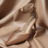 image:imageDREAM PAIRS Kitten Heel Low Heel for Women Closed Pointed Toe Pumps Wedding Party Sexy Dress Shoes LowpointedTaupePu