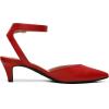 image:imageDREAM PAIRS Kitten Heels for Women Low Heel Dress Shoes Wedding Dress Closed Toe Pump Shoes LunaFireRed