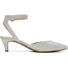 image:imageDREAM PAIRS Kitten Heels for Women Low Heel Dress Shoes Wedding Dress Closed Toe Pump Shoes LunaSilverGlitter