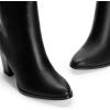 image:imageDREAM PAIRS Womens Ankle Boots Chunky Block Heel BootiesBlackPu
