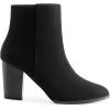 image:imageDREAM PAIRS Womens Ankle Boots Chunky Block Heel BootiesBlackSuede