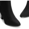 image:imageDREAM PAIRS Womens Ankle Boots Chunky Block Heel BootiesBlackSuede