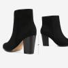 image:imageDREAM PAIRS Womens Ankle Boots Chunky Block Heel BootiesBlackSuede