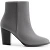 image:imageDREAM PAIRS Womens Ankle Boots Chunky Block Heel BootiesGreySuede