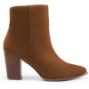 image:imageDREAM PAIRS Womens Ankle Boots Chunky Block Heel BootiesTanSuede