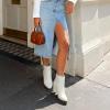 image:imageDREAM PAIRS Womens Ankle Boots Chunky Block Heel BootiesWhitepu
