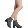 image:imageDREAM PAIRS Womens Ankle Boots Chunky Heel Platform Fall Heeled Short Booties ShoesGrey