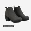 image:imageDREAM PAIRS Womens Ankle Boots Chunky Heel Platform Fall Heeled Short Booties ShoesGrey