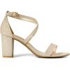 image:imageDREAM PAIRS Womens Ankle Strap Dress Low Chunky Block Open Toe Heel Sandals for Party WeddingGoldglitter