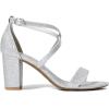 image:imageDREAM PAIRS Womens Ankle Strap Dress Low Chunky Block Open Toe Heel Sandals for Party WeddingSilverglitter