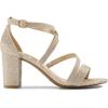 image:imageDREAM PAIRS Womens Ankle Strap Dress Pump Low Chunky Heel SandalsSize 75GoldGlitterMADISON