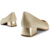 image:imageDREAM PAIRS Womens Chunky Heels Closed Toe Low Block Work Shoes Pointed Toe Dress Comfortable Wedding PumpsGoldglitter