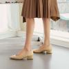 image:imageDREAM PAIRS Womens Chunky Heels Closed Toe Low Block Work Shoes Pointed Toe Dress Comfortable Wedding PumpsNudepu
