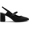 image:imageDREAM PAIRS Womens Closed Toe Chunky High Heels Mary Jane Block Square Toe Slingback Strappy Dress Work Pumps ShoesBlacksuede