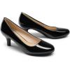 image:imageDREAM PAIRS Womens Dress Comfortable Low Heel Pump ShoesBlackPat