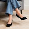 image:imageDREAM PAIRS Womens Dress Comfortable Low Heel Pump ShoesBlacknubuck