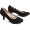 image:imageDREAM PAIRS Womens Dress Comfortable Low Heel Pump ShoesBlacknubuck