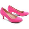 image:imageDREAM PAIRS Womens Dress Comfortable Low Heel Pump ShoesFuchsiaSuede