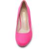 image:imageDREAM PAIRS Womens Dress Comfortable Low Heel Pump ShoesFuchsiaSuede