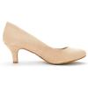 image:imageDREAM PAIRS Womens Dress Comfortable Low Heel Pump ShoesNudeSuede