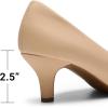 image:imageDREAM PAIRS Womens Dress Comfortable Low Heel Pump ShoesNudenubuck
