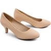 image:imageDREAM PAIRS Womens Dress Comfortable Low Heel Pump ShoesNudenubuck